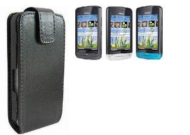 Accessory Master - Noir Housse étui coque cuir pour Nokia C5-03