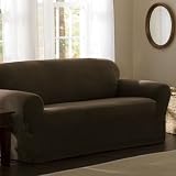 Maytex Stretch Reeves 1-Piece Slipcover, Loveseat, Red Order at amazon.com