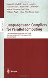 Languages and Compilers for Parallel Computing: 13th International Workshop, LCPC 2000, Yorktown Heights, NY, USA, August 10-12, 2000, Revised Papers (Lecture Notes in Computer Science)