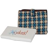 Retro Changing Pad - Turquoise/Chocolate
