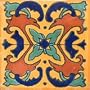 180 Mexican Ceramic 4"x 4" Clay Wall/Floor Mossaic Tiles