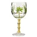 Palm Tree Acrylic Wine Glasses Set of 4