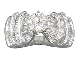 EGL Certified 1.90 cts Diamond Engagement Ring 14Kt White Gold
