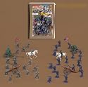 50 PC DELUXE CIVIL WAR TOY SOLDIERS PLAY SET - THE UNION v. CONFEDERATE ARMIES - SOLDIERS - CANNONS - FLAGS & MORE ** FACTORY SEALED **