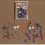 50 Piece CIVIL WAR Army Men 1/35th Figures Toy Soldiers Playset