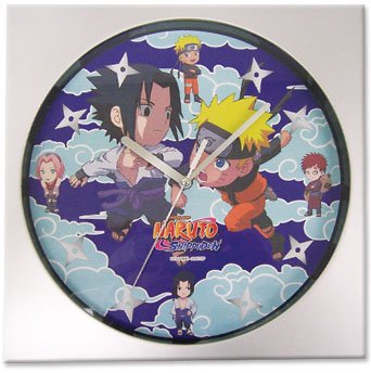 Naruto Shippuden Sasuke vs Naruto Wall Clock GE-6523