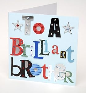 Brilliant Brother Birthday Card