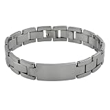 Tungsten Polished Bracelet with ID Link