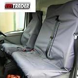 GREY Vauxhall Vivaro (01 on) VAN SEAT COVER SET 2+1