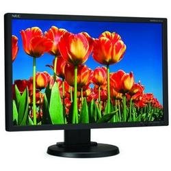 NEC E222W-BK 22 inch Widescreen LCD Monitor 1680X1050 DVI PIVOT HT ADJ Black by NEC