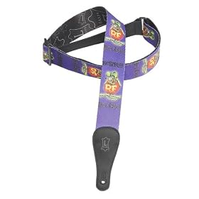 Levy's Leathers 2 Polyester Guitar Strap with Rat Fink Art,