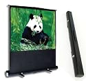 PCP60MM 60" Portable pull-up Projection Screen w/ Integrated Carry Case/ Floor Stand for Mobile Presentation
