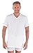 Men's Bamboo V-Neck Undershirt (Natural White, X-Large) Father's Day Gift Ideas MB6002-NWH-XL