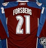 Peter Forsberg Signed Colorado Avalanche Burgundy Reebok Premier Jersey