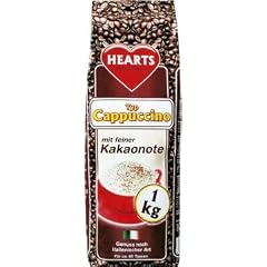 leckerer Cappuccino 10 kg (10 x 1 kg = ungef�hr 800 Tassen) Cappuccino Coffee kakaohaltiges Getr�nkepulver mit l�slichen Bohnenkaffee # Cappucinopulver Instant wasserl�slich # auch f�r Automaten geeignet # f�r B�ro, Werkstatt, Gastro oder einfach f�r zuhause