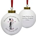Wedding Couple Keepsake Bauble