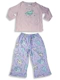 Pijayz by Sara's Prints - Girls Long Sleeved Pajama Set, Pink, Lavendar