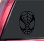 Spiderman Face Spidey Mask Vinyl Decal Sticker - Black