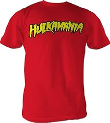 Hulk Hogan "hulkamania" T-shirt Red