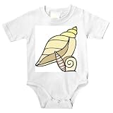 Onesie with snail, mollusk, marine, shell, Asia, invertebrate, Japan