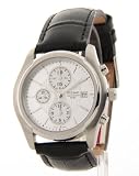 Mens Pulsar Croc-Look cuir Chrono Date 5ATM occasionnels montre PF8253