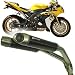 04-06 Yamaha R1 Graves Cat Eliminating Slip-on Exhaust CF - EXY-04R1-CESC