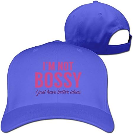 I'm Not Bossy I Just Have Better Ideas Wordmark Adjustable Baseball Cap