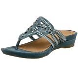  : Clarks Women's Tobi Thong Sandal,Blue,5 M