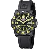 Luminox #7055 Women's Colormark 38mm - 7050 Series Watch (Black Dial/Yellow Print)
