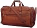 Cape Cod Leather World Traveler Extra Large Leather Duffel Bag (Tan)