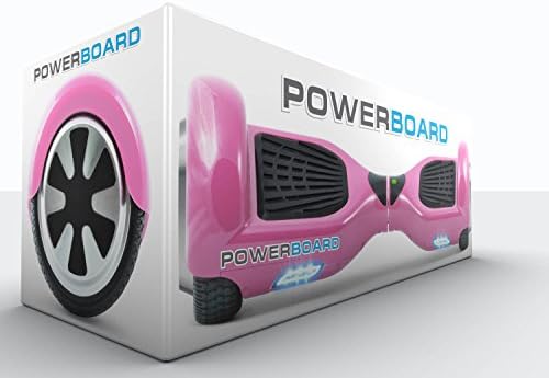 Powerboard by HOVERBOARD - 2 Wheel Self Balancing Scooter with LED Lights - Hands Free Battery Powered Electric Motor - Airboard - The Perfect Personal Transporter - USA Company