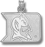 Duke Blue Devils Solid Sterling Silver Iron Duke 5/8'' Pendant