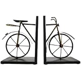 Deco 79 Metal Bookend Pair, 8 by 6"