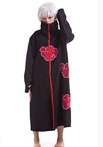 Japanese Anime Costumes Cosplay Costumes Naruto Akatsuki Ninja Cloak (M(163-168cm))