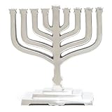 9 Pewter Menorah, Knesset Design M9802
