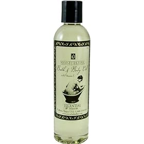 Escential Egyptian Musk Moisturizing Bath & Body Oil with Vitamin E