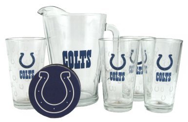 Indianapolis Colts Pint Glass and Pitcher Set | Colts Gift Set