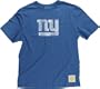 New York Giants Retro Sport Better Logo Blue Super Soft T-Shirt