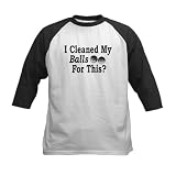 Artsmith, Inc. Kids Baseball Jersey Golf Humor I Cleaned My Balls For This