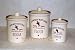 Cowboy Kitchen 3 piece Canister Set
