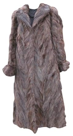 Unique Clothing : Bergama Nutria Sections Coat - Large - Brown On Line