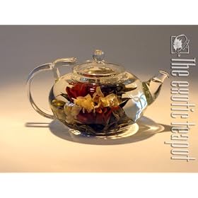 Lotus Glass Teapot 400ml by THE EXOTIC TEAPOT: Amazon.co.uk: Kitchen & Home : teapot glass