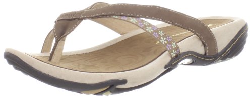 Jambu Sandals Jambu Women's Capetown Flip Flop Sandal,Khaki,9 M US