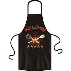 Sch�rze = Stark�chin = Baumwoll Grillsch�rze mit Motiv Kochsch�rze K�chensch�rze Latzsch�rze