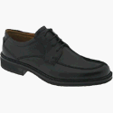 Ecco Men's Austin Apron Toe Tie - Black Leather