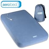 AeroBed Full Size Inflatable Air Mattress Aero Bed w/ Carry Case and Fleece Mattress Cover