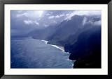 Na Pali Coast, Kauai, Hawaii Framed Photographic Poster Print by Michele Burgess, 45x32