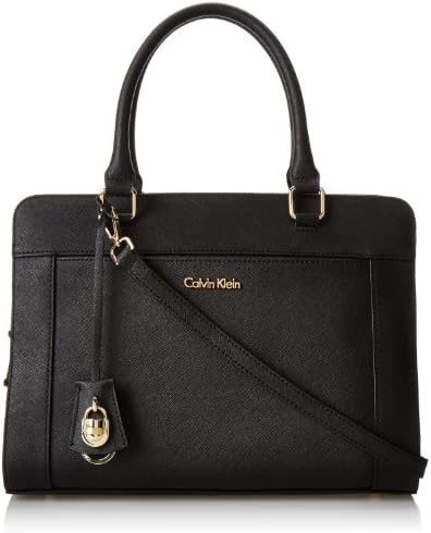 Calvin Klein Modena Saffiano Satchel Top Handle Bag