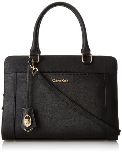 Calvin Klein Modena Saffiano Satchel Top Handle Bag