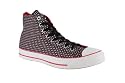CONVERSE ALLSTAR STARS HI BLACK/WHITE/RED